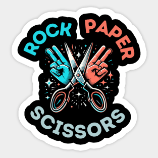 Rock Paper Scissors Sticker